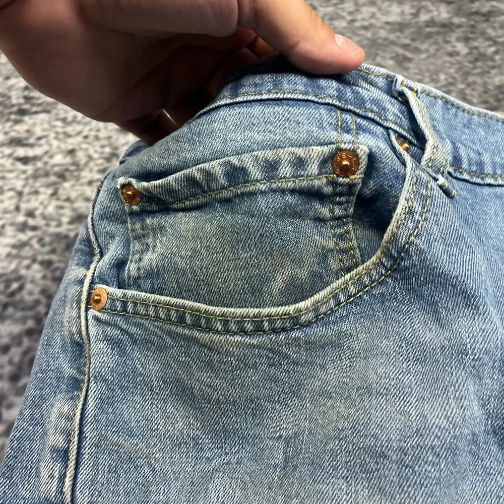 Levi's‎ 559 Jeans Relaxed Straight Mens 40x31 Blue Distressed Denim